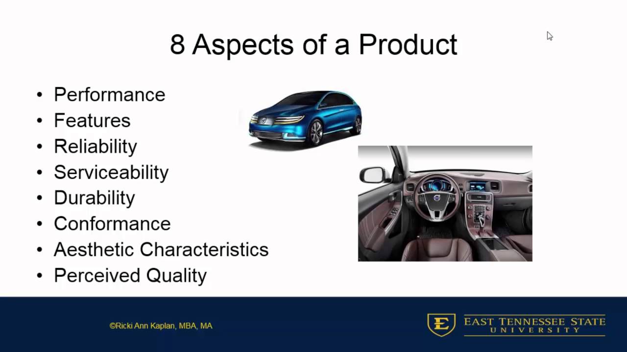 MGMT 3100 - Product Quality Development