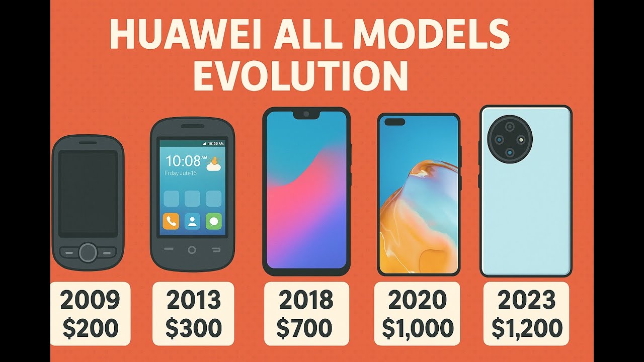 All Huawei Mobile Evolution 2025