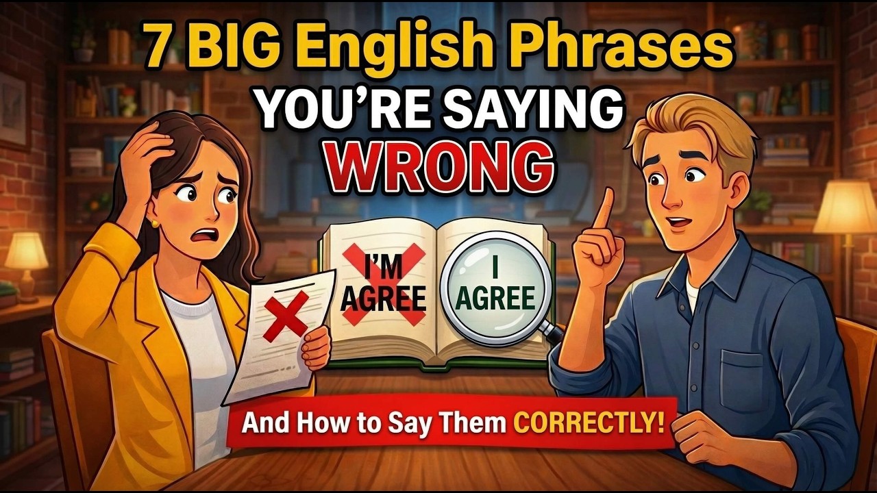 7 Common English Phrases You're Saying WRONG Every Day (And How to FIX Them!)