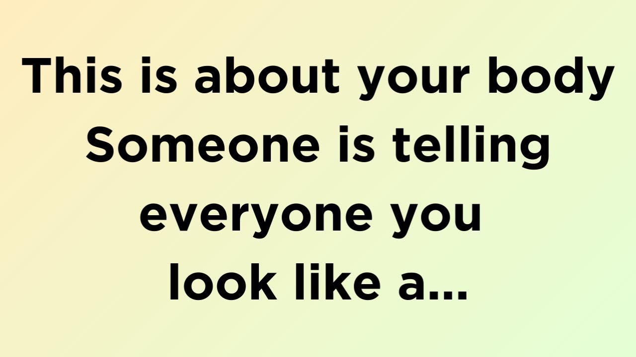 🛑🌈God message today _ This is about your body Someone is telling... _ God says _ God message
