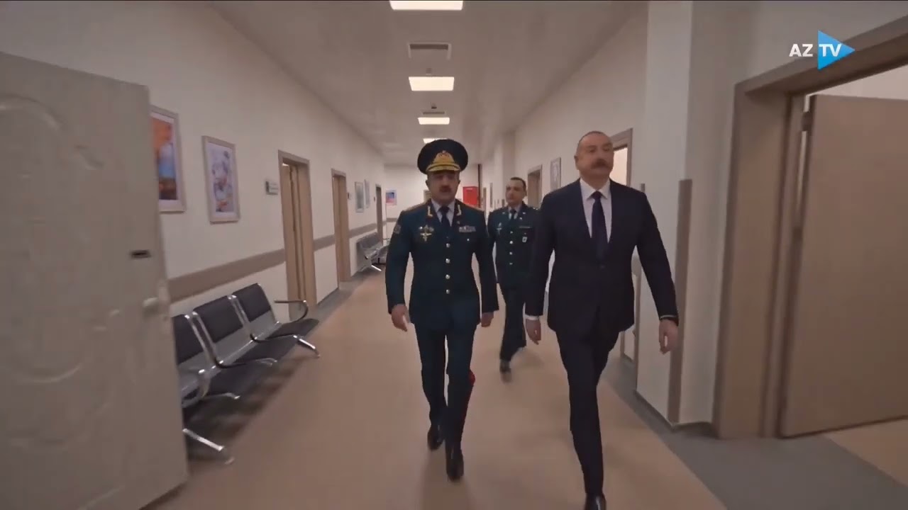 Prezident İlham Əliyev DSX-nin yeni hərbi hospital kompleksinin açılışında iştirak edib