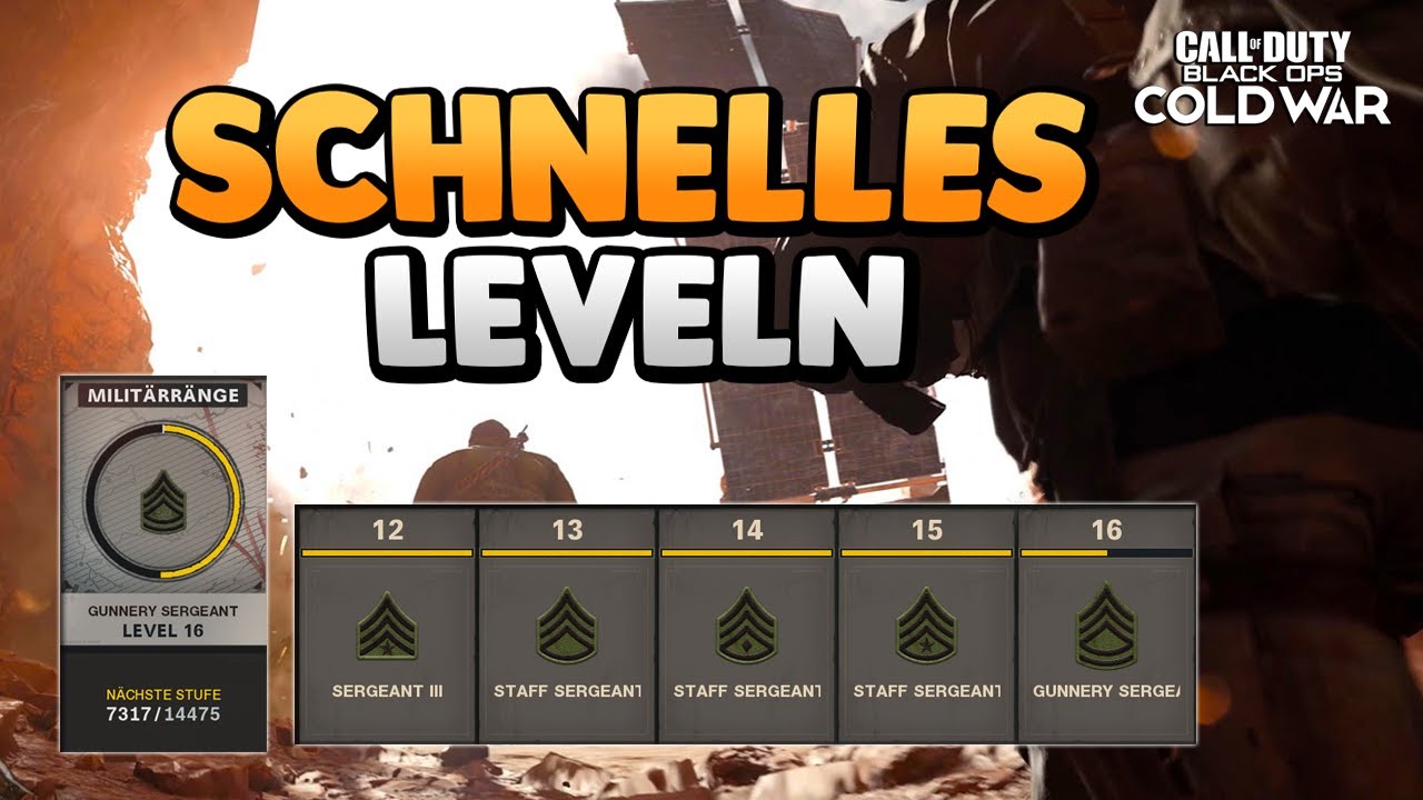COD Cold War: Schnell Leveln - Schnell Leveln 55 erreichen - Alle Militärränge - Tipps & Tricks