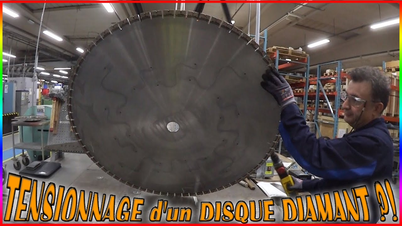 ➡️ TENSIONNAGE ou PLANAGE d'un Disque Diamant ... découverte chez Norton Clipper / REPORTAGE 💯