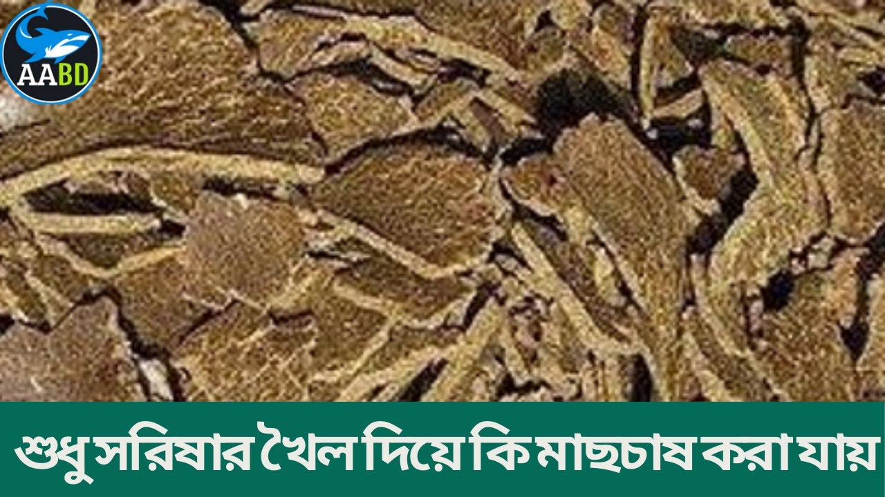 শুধূ সরিষার খৈল খাইয়ে মাছচাষ করা যায় (Only Oil Cake is Sufficient for Fish Culture as Feed ‍)