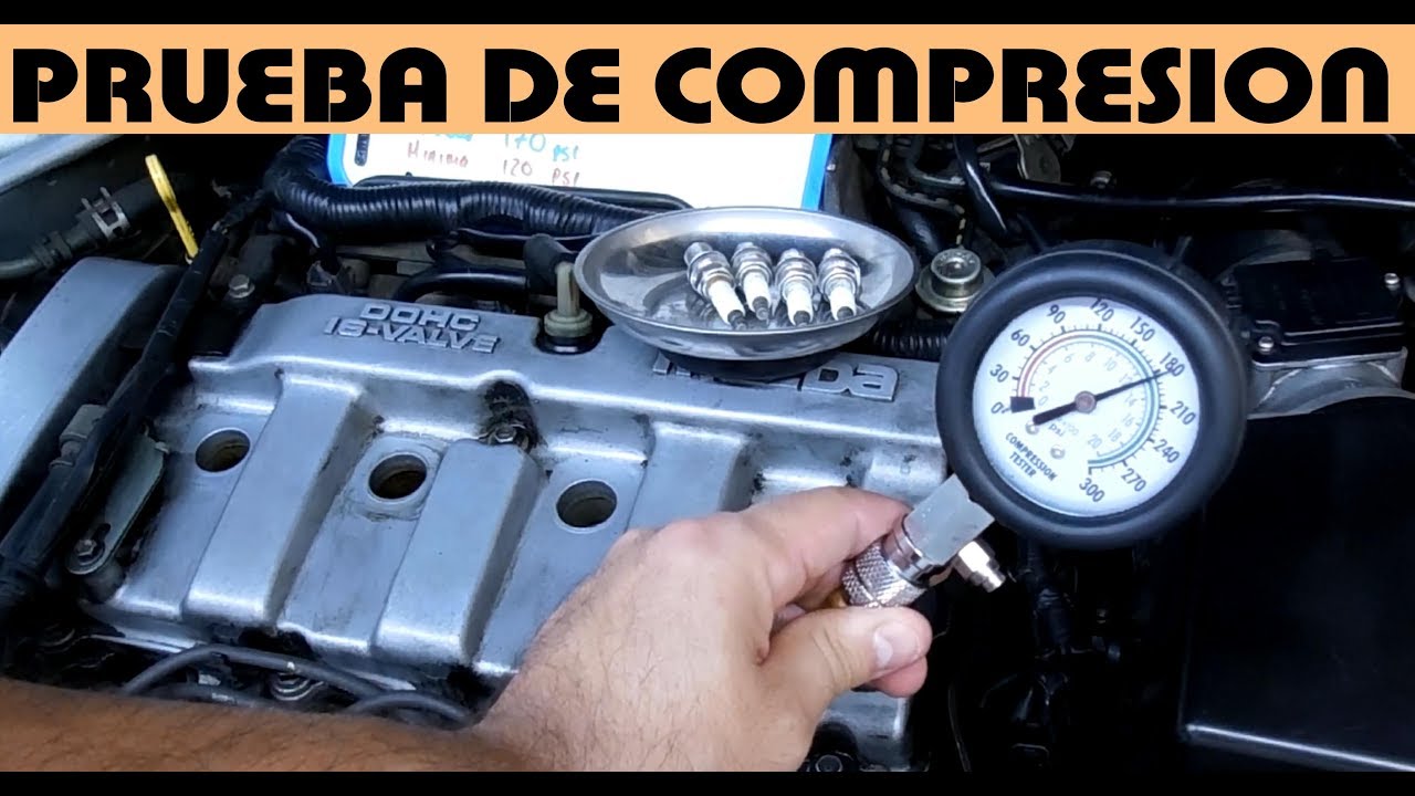 Como Hacer la Prueba de Compresion al Motor (para saber las condiciones mecanicas del motor)