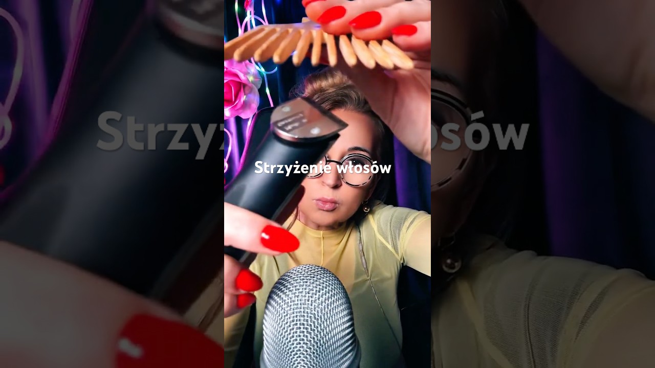 Podcinam Ci grzywkę ✂️Roleplay #sounds #relax #asmrpopolsku #tingles #asmr #asmrhairplay