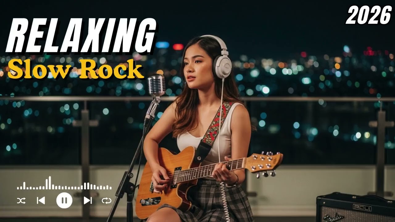 Relaxing Slow Rock Mix 2026 🎸 Best Soft Rock Playlist for Focus & Chill