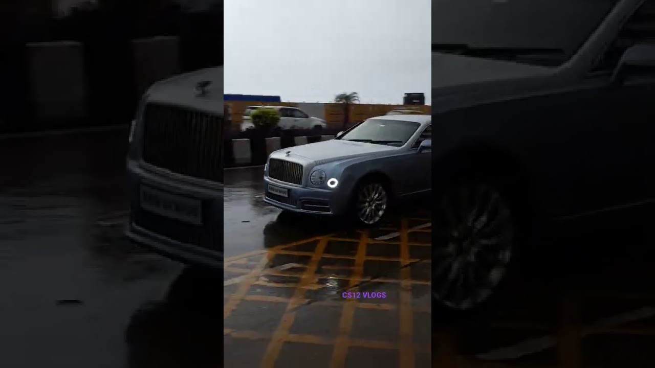 INDIAN MILLIONAIRE AVINASH BHOSALE'S BENTLEY MULSANNE ENTRY IN       MUMBAI #SHORTS#INDIA#MUMBAI#CAR
