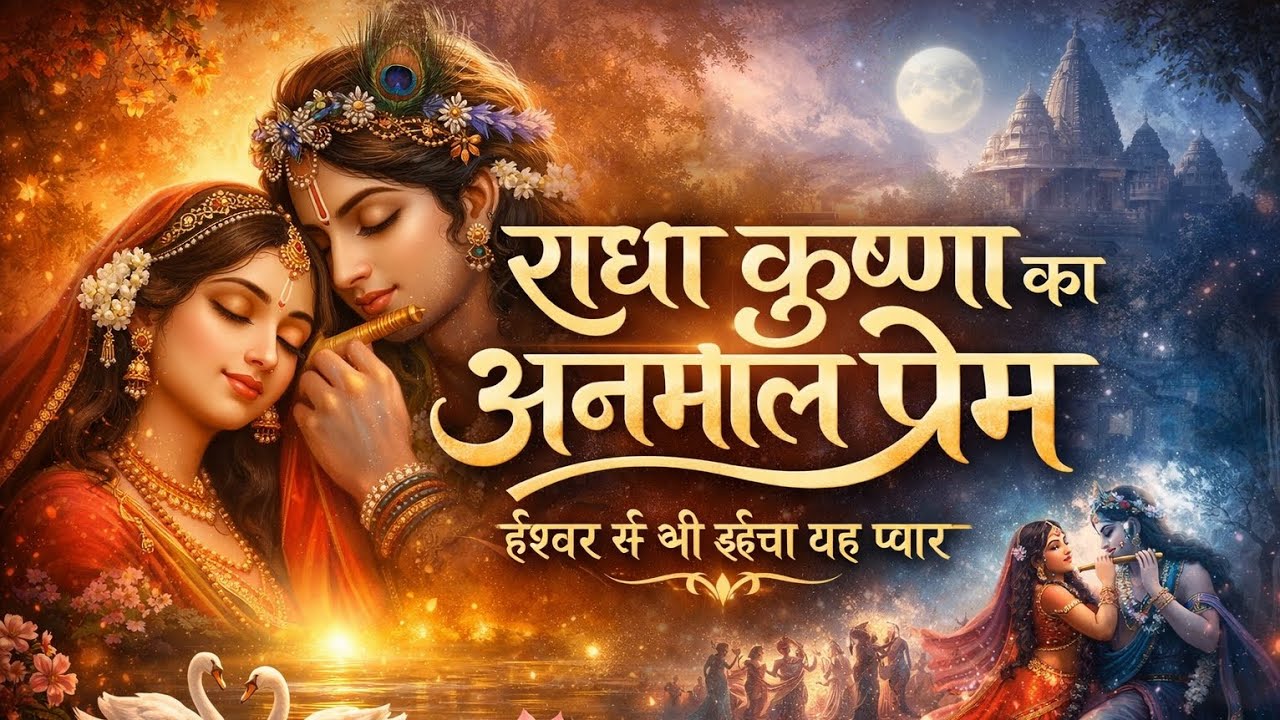 राधे कृष्ण का अनमोल प्रेम #hindistorie #moralstories #bhaktichavan  #viralvideo #bhaktikhaniya 👌🙏