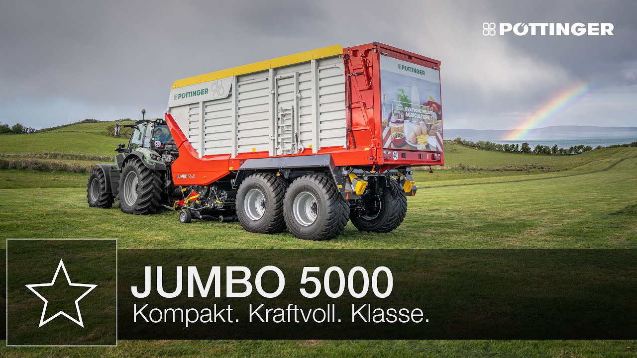 JUMBO 5000 Mehrzweckrotorladewagen – Highlights | PÖTTINGER