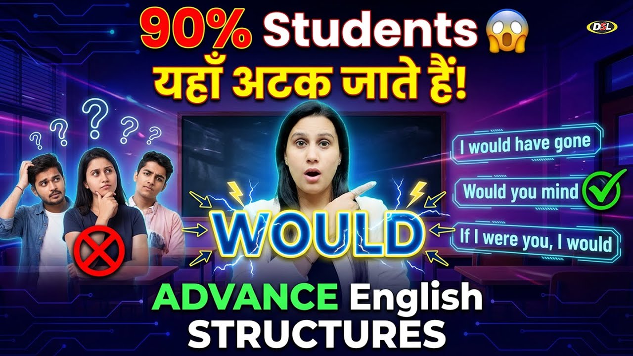 All Uses of Would in English | Would in Detail | English Speaking Practice with Preeti Ma'am