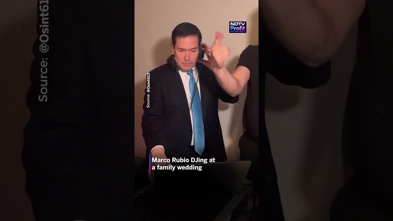 Watch: Marco Rubio DJing At A Family Wedding #shorts #viral