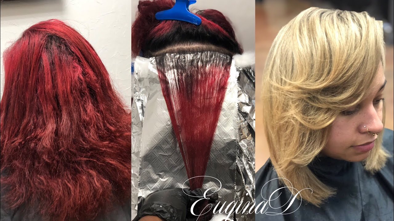 Red to Golden Blonde