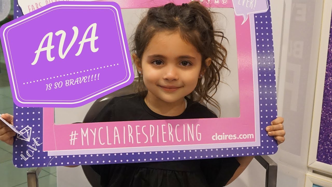 AVA GET'S HER EAR'S PIERCED FOR A SECOND TIME!!