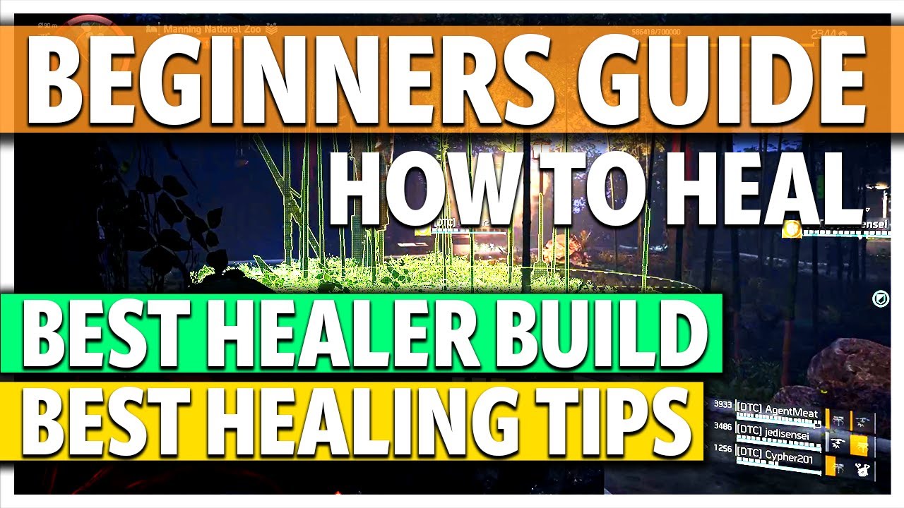 How To Be Good Healer - Beginners Guide - The Division 2 Season 11!