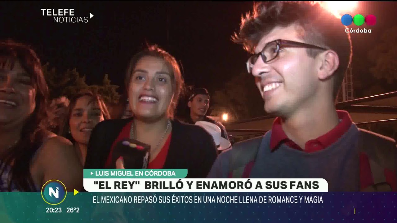 LUIS MIGUEL DESLUMBRO A SUS FANS EN CORDOBA