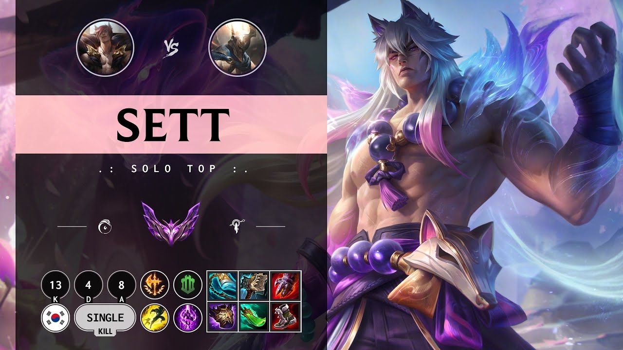 Sett Top vs Pantheon - KR Master Patch 14.11