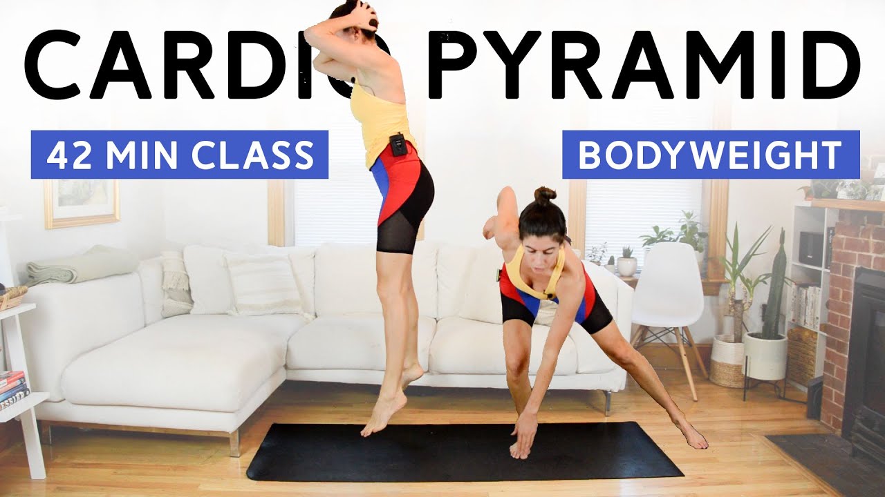 Cardio Pyramid Workout (42 Min Class) - Bodyweight