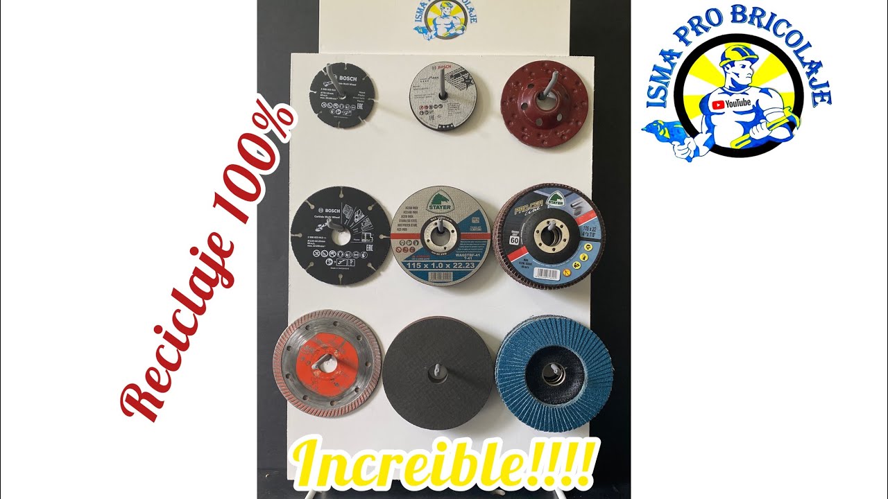 Exclusivo!!!Organizador discos radial/ grinder disc organizer #ismapro #makersespaña #diy #taller