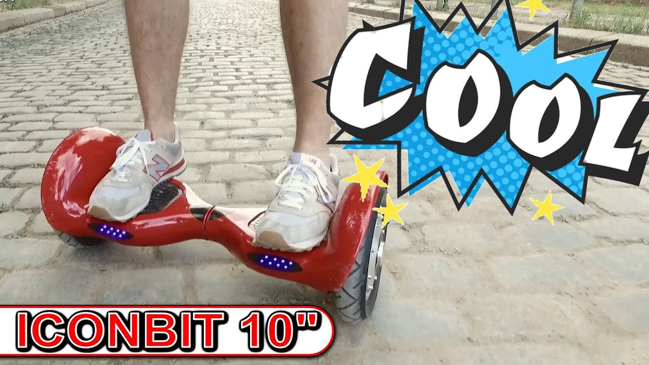 Iconbit 10 Zoll Hoverboard, Smart Scooter,  Balance Board, kein IO Hawk, Test, Review, (DEU,GER)