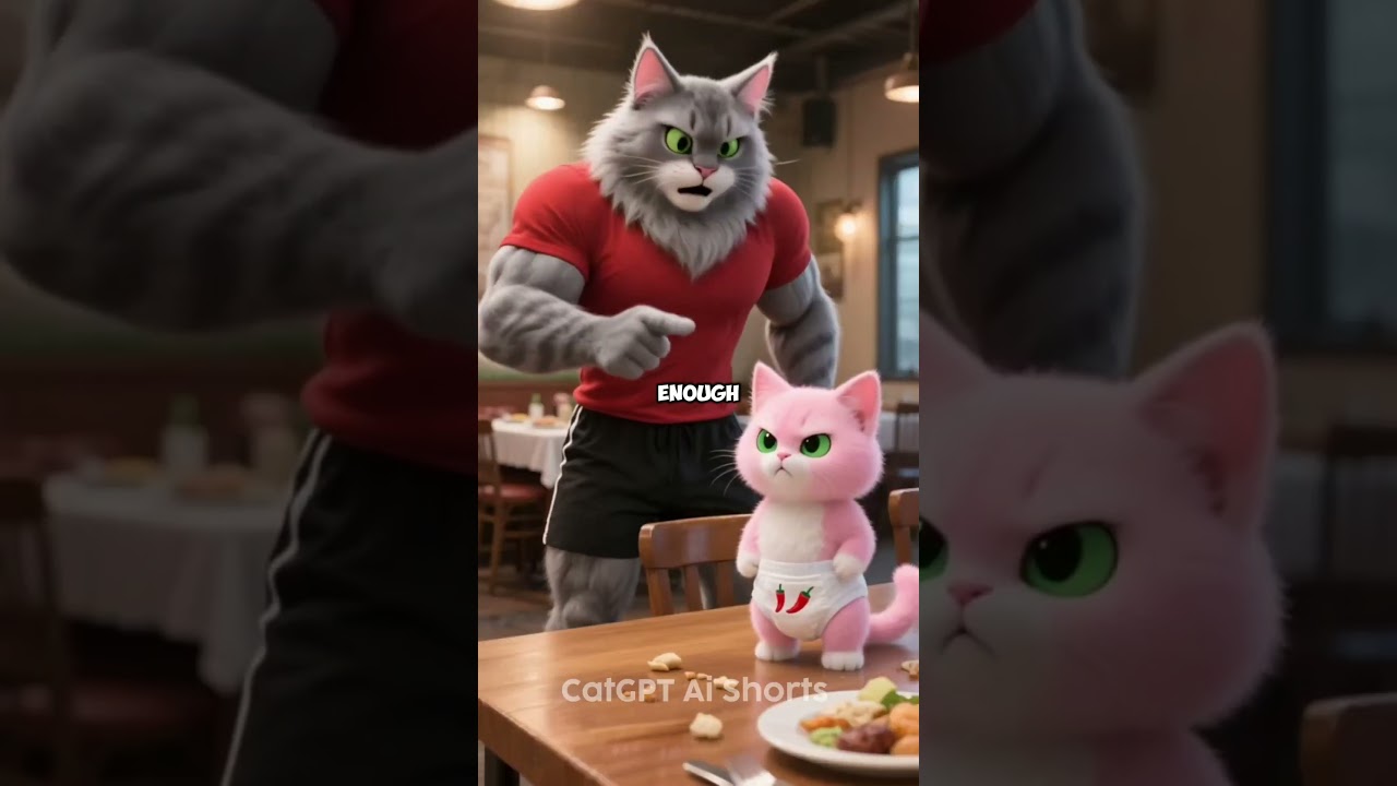 Angry baby cat got emotional 🥺😭🐱 