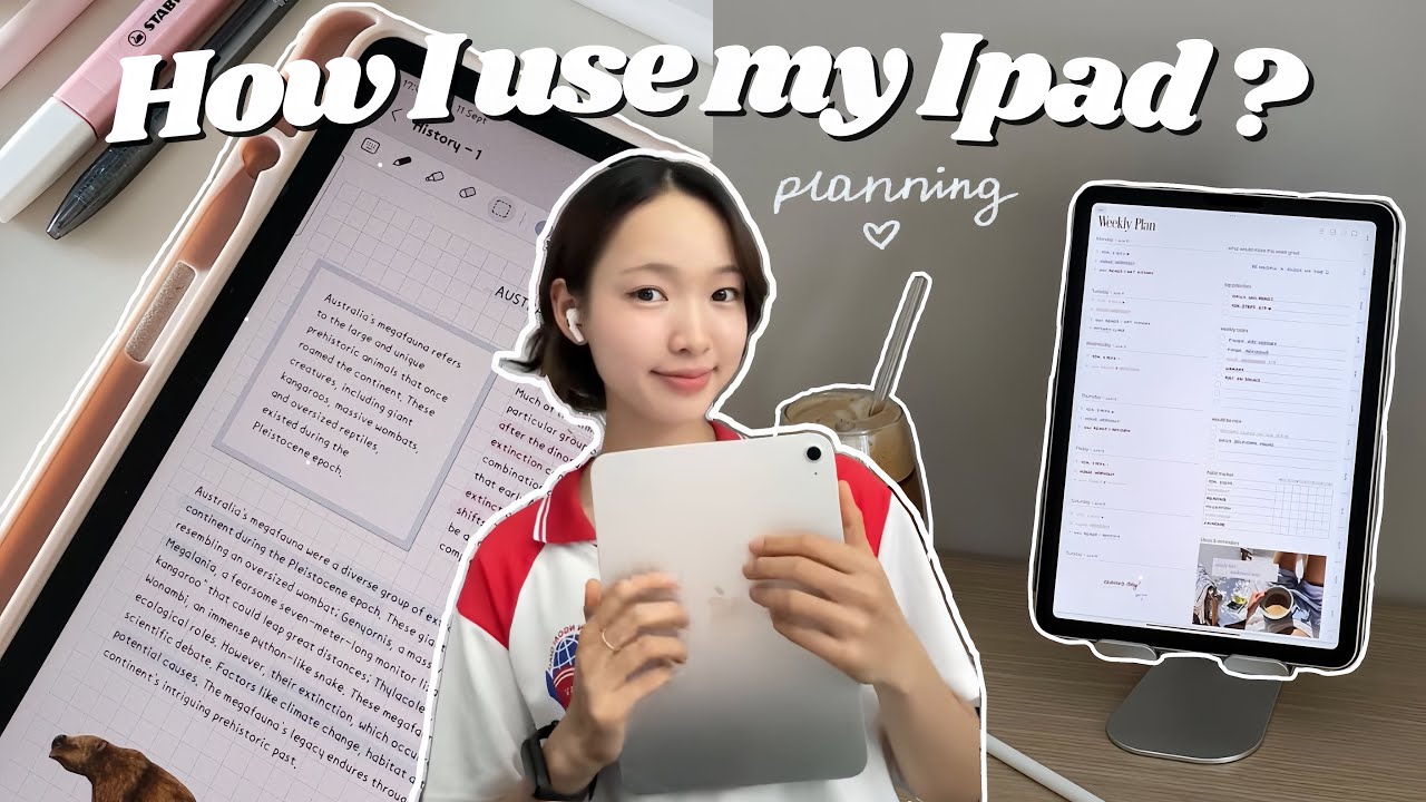 Как я использую iPad, чтобы УЧИТЬСЯ и РАЗВИТИЕ 💗📝 | приложение для заметок, советы, планирование,...