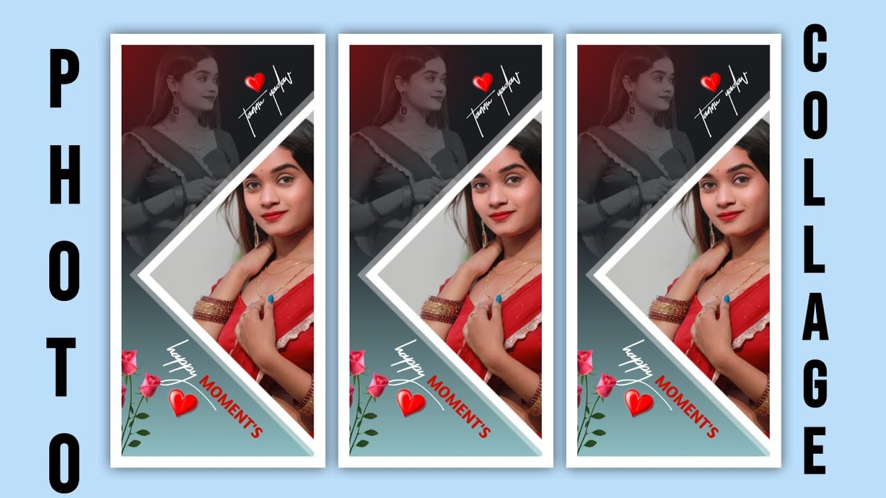 Photo Collage editing tutorial 🔥 Mobile se Poster Kaise Banaye 2024