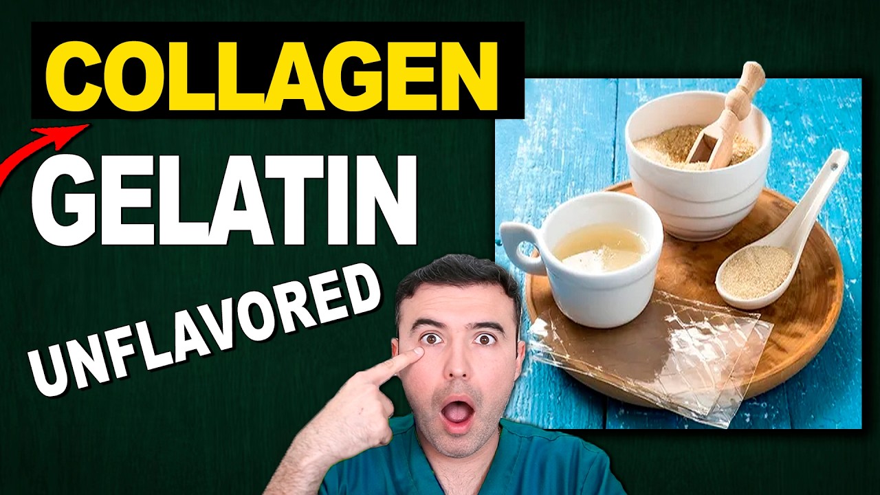 🍧 Ежедневный прием желатина без вкусовых добавок для омоложения, похудения и восстановления колен...