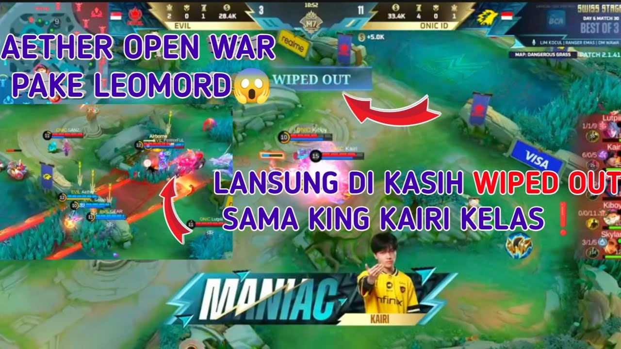 TEAM ONIC INDONESIA 🇮🇩ONIC KAIRI MANIAC ❗DI KESEMPATAN TERAKHIR UNTUK LANJUT KE BABAK BERIKUTNYA❤‍🔥