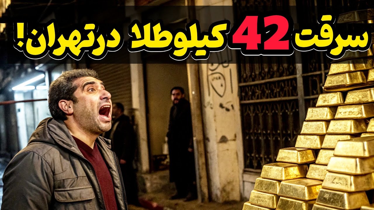 سرقت بی‌سابقه ۴۲ کیلو طلا در ایران؛ نقشه مسلحانه سارقان فاش شد!