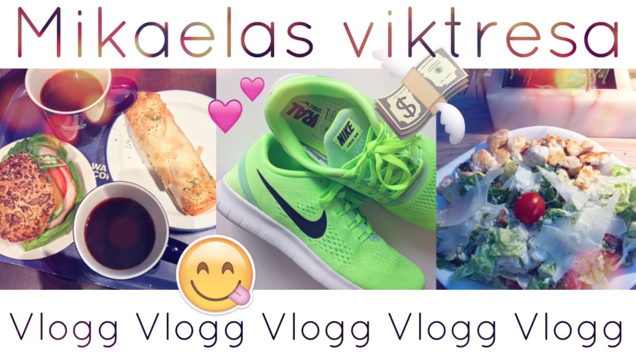 Vlog # 1 | Shoppar, äter ute och springer runt i Stockholm | Mikaelas viktresa
