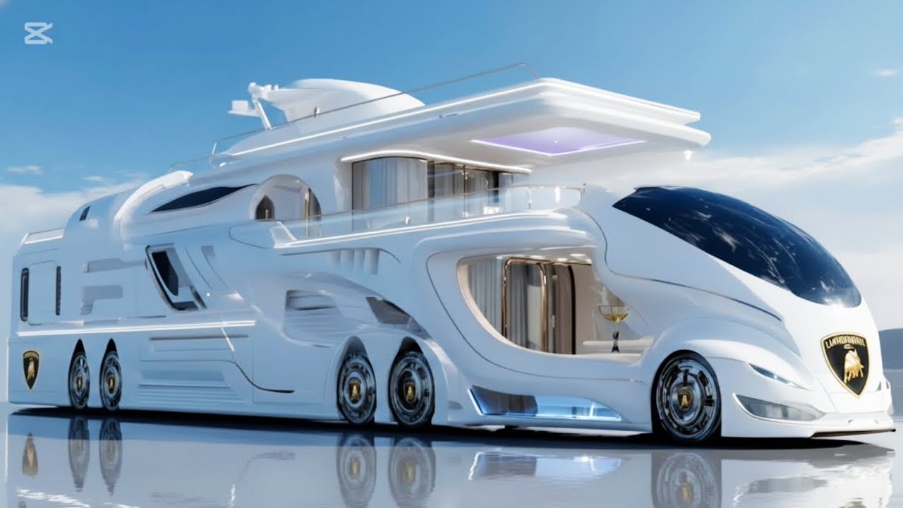 Обзор автодома Hobin NHTEPBEB 8, вдохновленного Lamborghini | Роскошный автодом будущего 🚐🔥