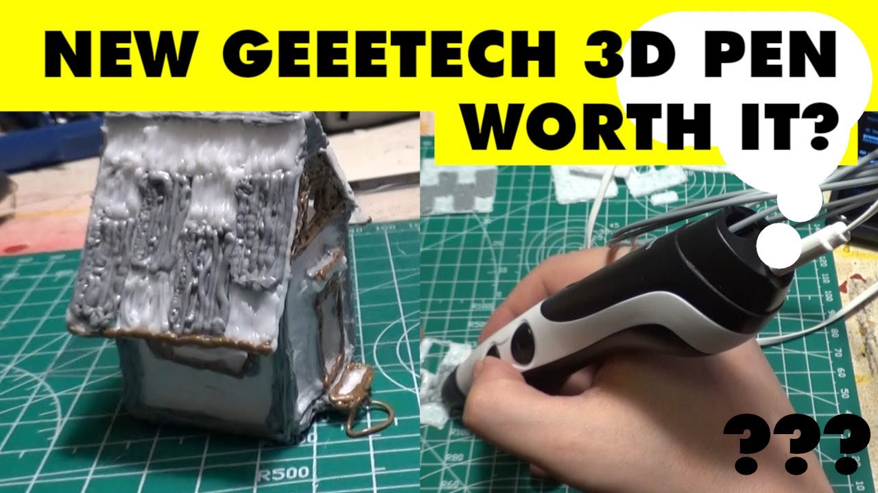 The NEW $40 GEEETECH 3D Printing Pen - Unboxing, Testing & Review (PLA, ABS, TPU) is it worth it?