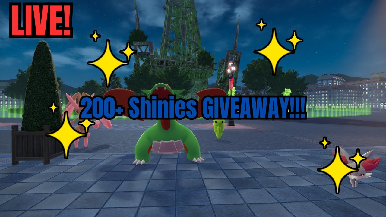 🔴LIVE HOLIDAYS SPECIALS!🔴 200+  SHINIES GIVEAWAY!!! -  POKEMON LEGENDS ZA