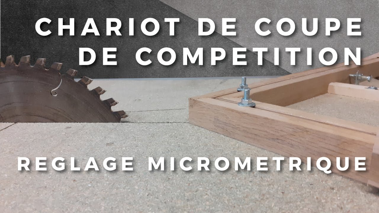 Chariot De Coupe à 45° - Ultime précision !