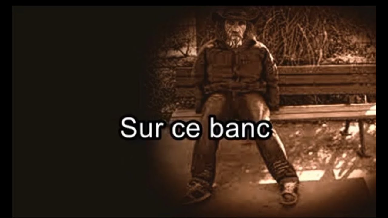 sur ce banc