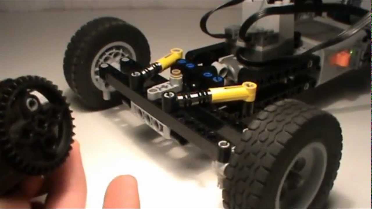 Lego Return-To-Center Steering