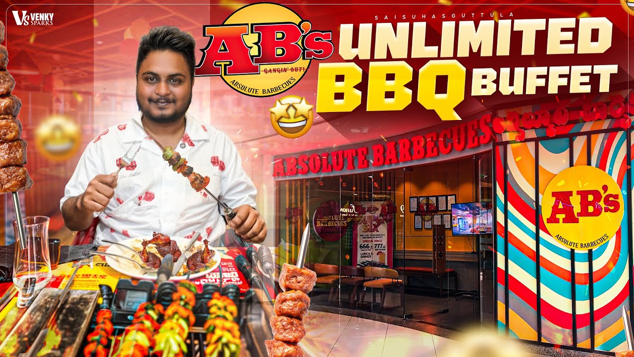 AB&rsquo;s Unlimited BBQ Buffet at Just ₹666/- | Absolute Barbecue in Hyderabad | in Telugu
