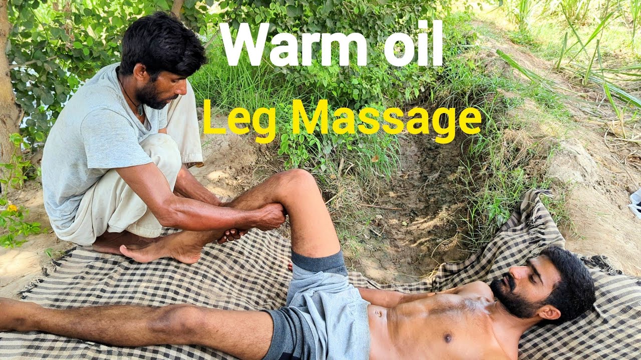 Whispers & Warm Oil | Ultra Relaxing Leg Massage ASMR ||ASMR Deaf||