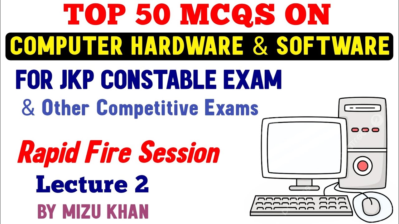 TOP 50 Mcqs On | Hardware and Software | For Jkp Constable Exam .
