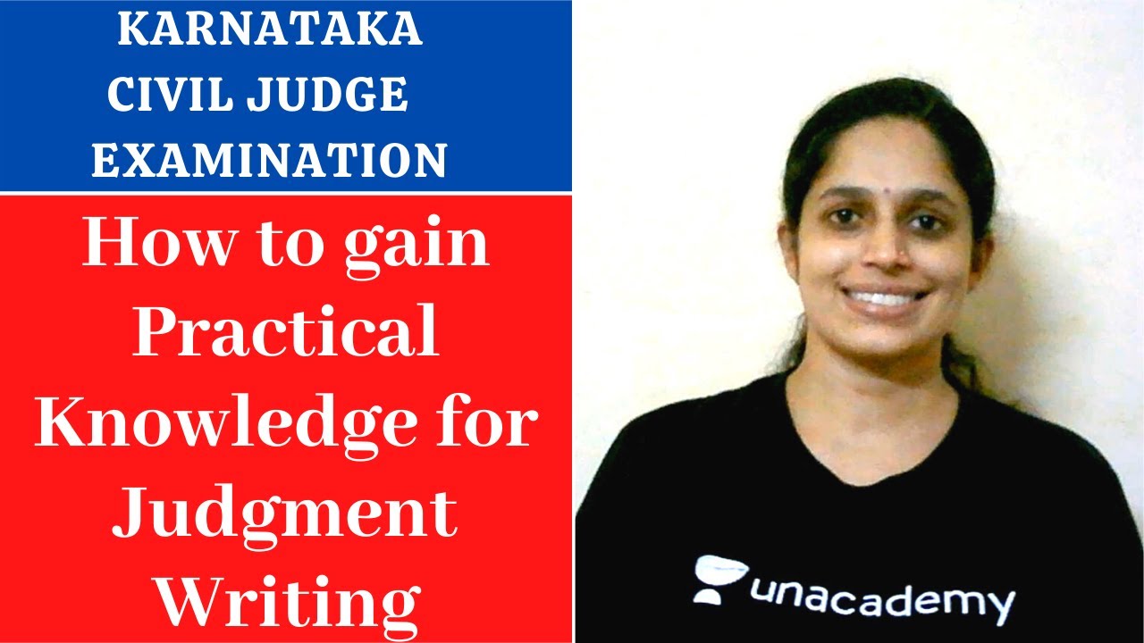 How to gain practical knowledge for Judgment Writing l Karnataka Judiciary Exams l Aparna Bhat