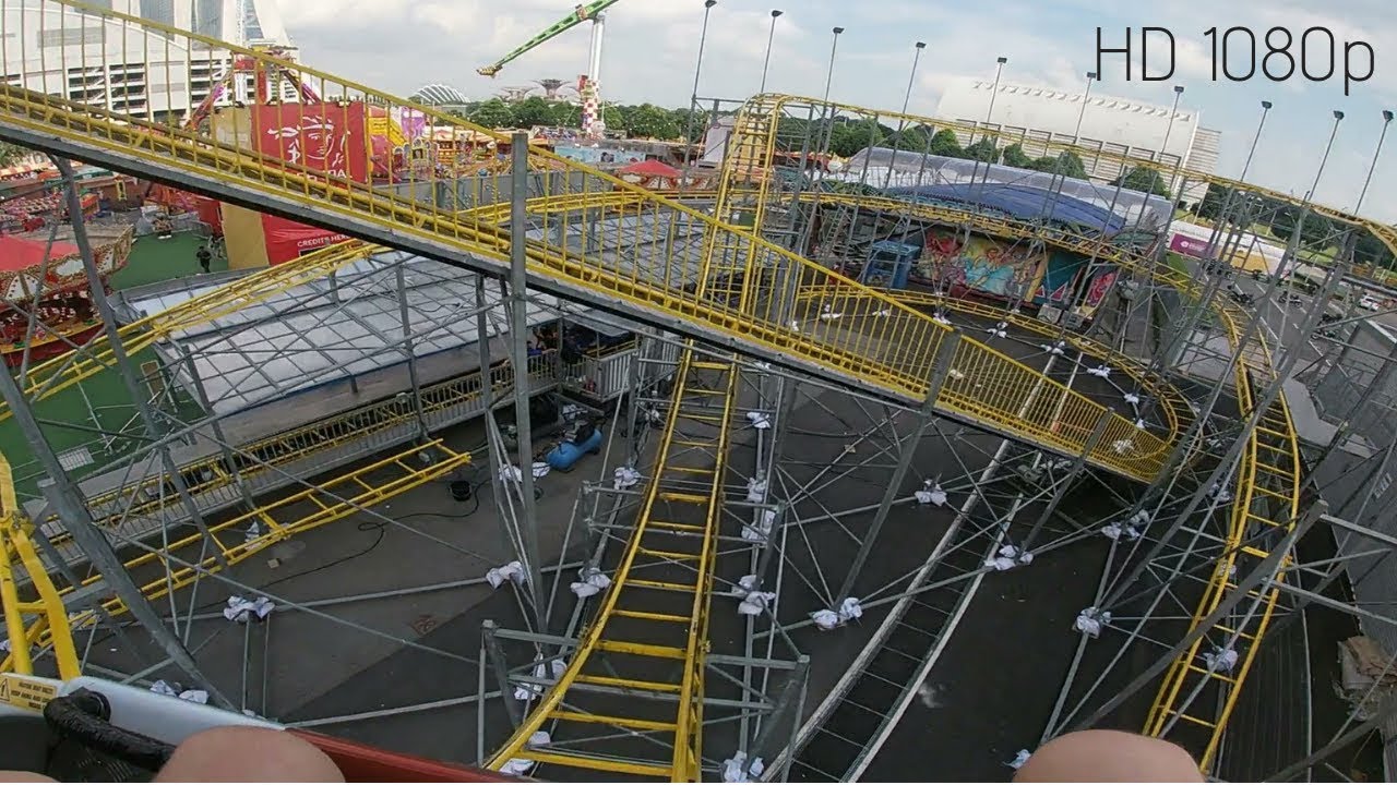 Euro Coaster Front Seat POV Marina Bay Carnival Singapore