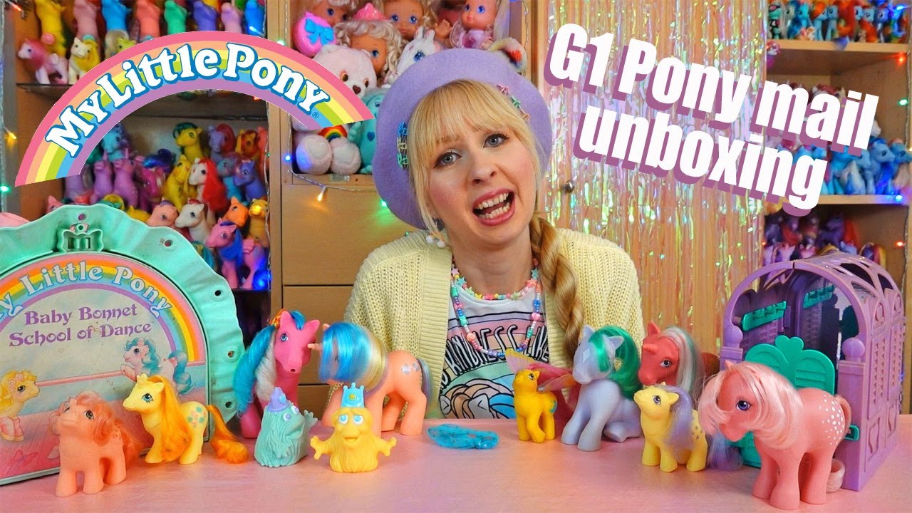 G1 My Little Pony mail - unboxing - vintage 80s 90s girl toys