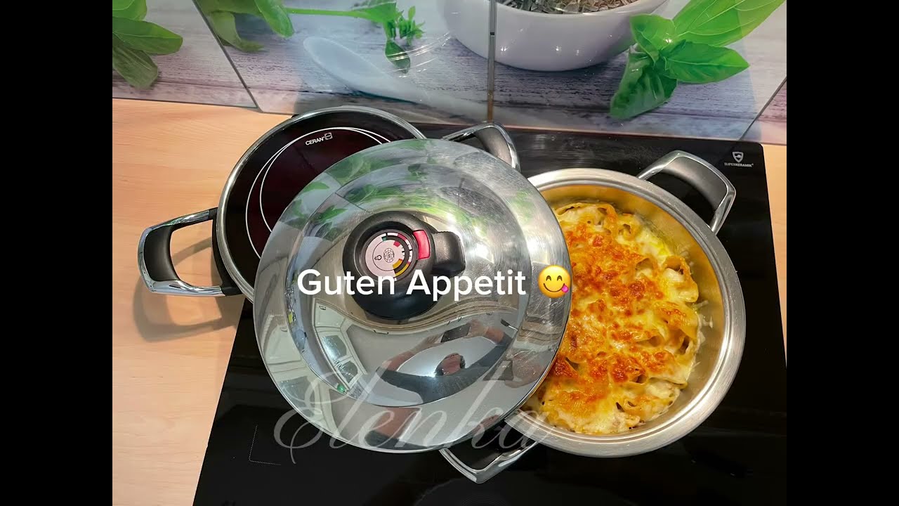 Lumaconi mit Hackfleischfüllung – perfekt gegart mit AMC Secuquick und Atmofera 300