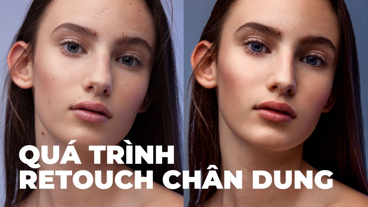 Portrait Retouching Process in Photoshop | Thuy Uyen Design