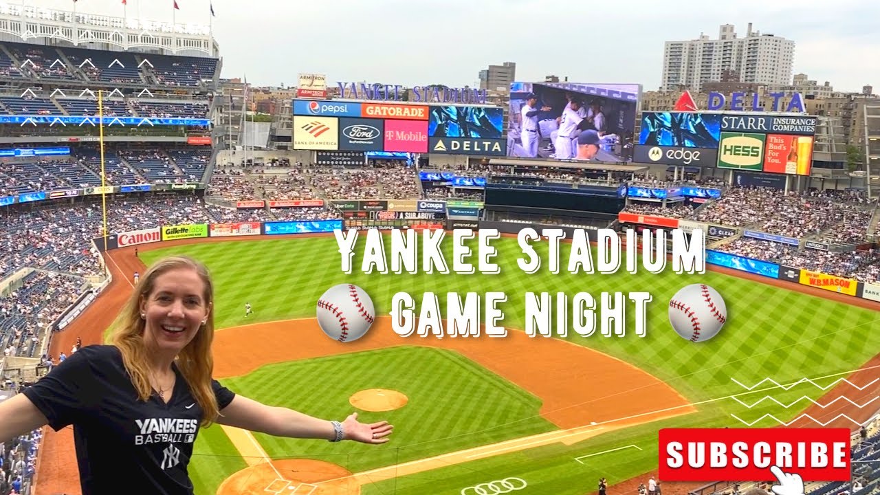 AMAZING Summer Night Baseball Game @ Yankee Stadium, Bronx NY!