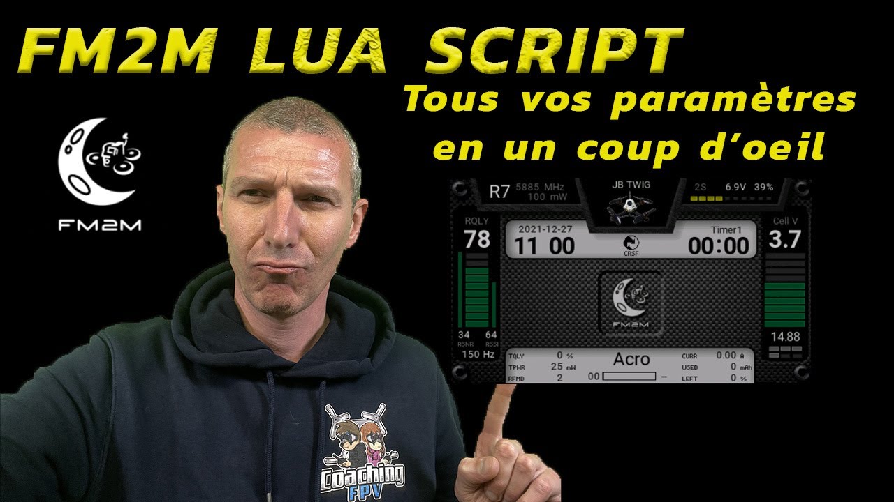 FM2M - Tous les paramètres de votre drone FPV en un coup d'oeil