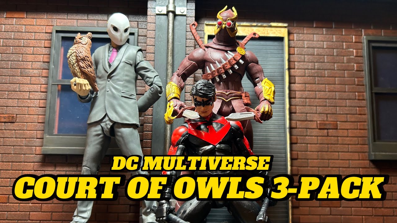 DC Multiverse Collection Review: Batman Court of Owls Nightwing vs Talon & Owl | McFarlane Toys