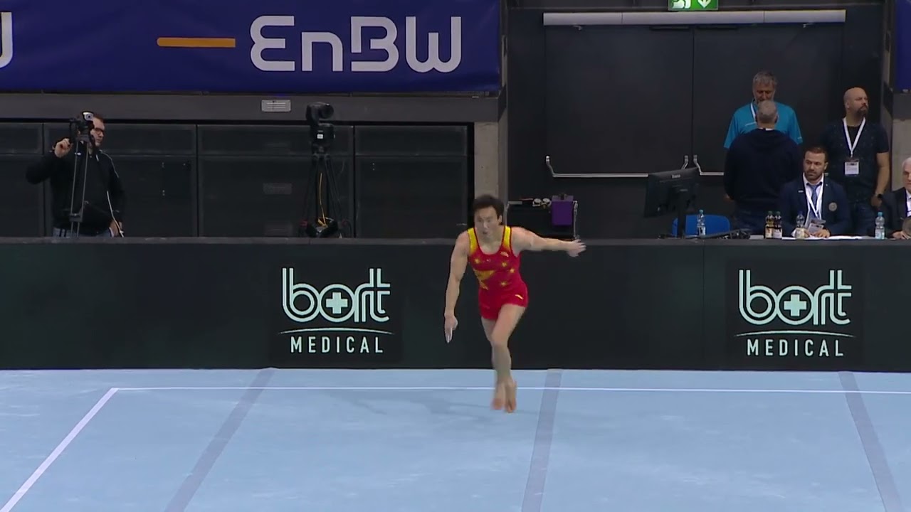 Wei SUN China Boden - EnBW DTB Pokal 2024 - Team Challenge Männer Stuttgart - Turnen