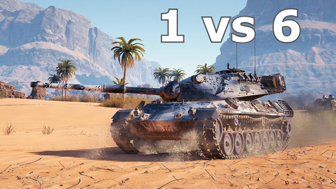 World of Tanks Leopard 1 - Just Give Me 10 Seconds! 1 vs 6